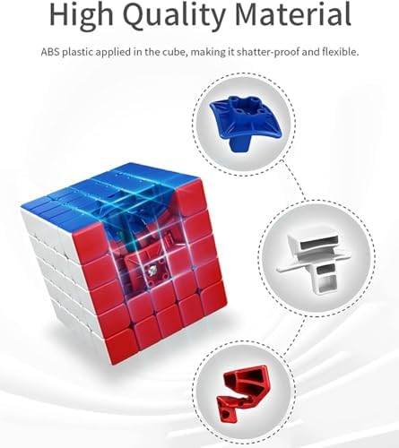 Bukefuno MoYu Meilong 5x5 Speed Puzzle Cube MFJS 5x5 Magic Moyu Cube Stickerless Meilong 5x5x5 Cubing Classroom Speed Toys - Image 5