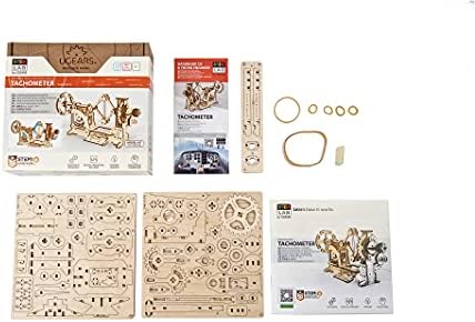 UGEARS STEM Tachometer Model Kit - Creative Wooden Model Kits for Adults - DIY Mechanical Science Kit for Self Assembly - Unique Educational and Engineering 3D Puzzles with App - Image 5