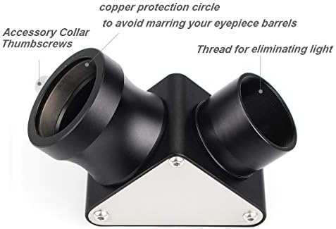 SVBONY Telescope Eyepiece 9mm 66 Degree Bundle with Plossl Eyepiece 40mm 1.25 inches 90 Degree Dielectric Mirror Diagonal，for Astronomical Observations - Image 7