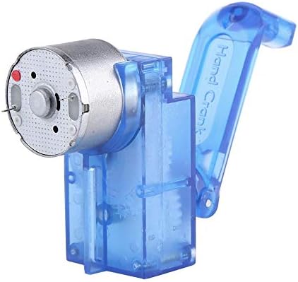 Hand Crank Driven Electricity Generator Mechanical Emergency Power Education Kits Hand Crank Generator Hand Generator Pedal Generator Science Kit 3V~6V by Walfront