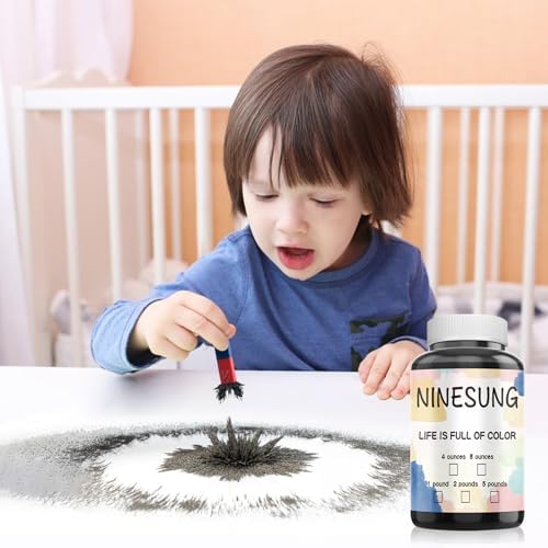 Magnetic Sand, Iron Filings, Iron Powder Filings Magnetic Power for Magnet Education and School Experiments Learning & Education Intelligence Toys, Iron Oxide Powder Shavings for Science (10 Pound) - Image 5