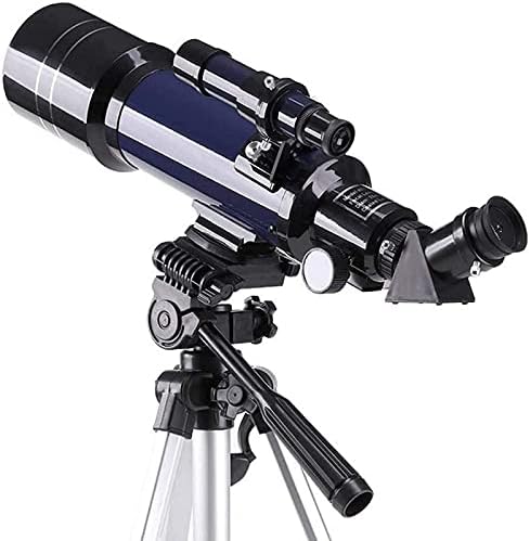 Professional Refractor Telescope Telescope for Kids Adults Astronomy Beginners 70mm Telescopes 700mm Focal Length 120X Magnification Travel Scope Refractor Telescopes Blue by Unknown