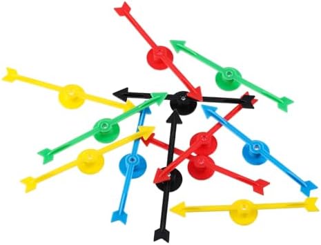 CHENGU 25 Pcs Game Spinners Arrow 4 Inch Plastic for Classroom Party - Image 2