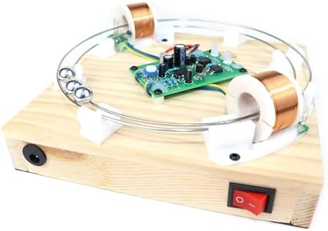 DIY Electromagnetic Accelerator Cyclotron Electrical Magnetic Induction Circular Motion of Iron Ball Coil Magnetism Physics Experiment Scientific Equipment,Brushless Motor Cyclotron Model - Image 5