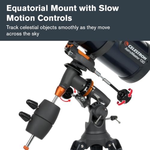 Celestron AstroMaster 130EQ-MD Telescope with Motorized Tracking - Image 2