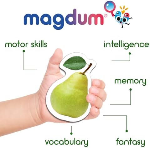 Fridge Magnets for Kids – Big 25 Fruit & Berries - Learning Toy - Image 4