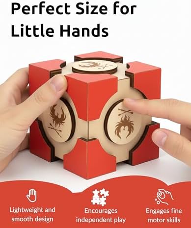 Phoenix Puzzle by Sharp Brain Zone – Interlocking Brain Teaser Cube, 3D Wooden Puzzle, Stress Relief Brain Teaser & Premium Decorative Teaser - Image 4