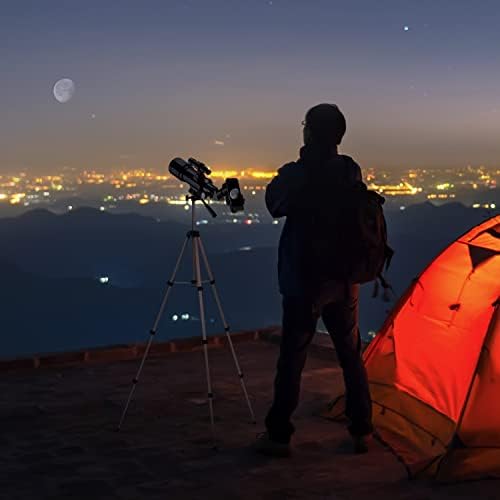 ESSLNB Telescope for Adults, 70mm Aperture Refractor Telescopes (15X-180X) for Astronomy Beginners, Portable Travel Telescope with Phone Adapter & Adjustable Tripod - Image 5