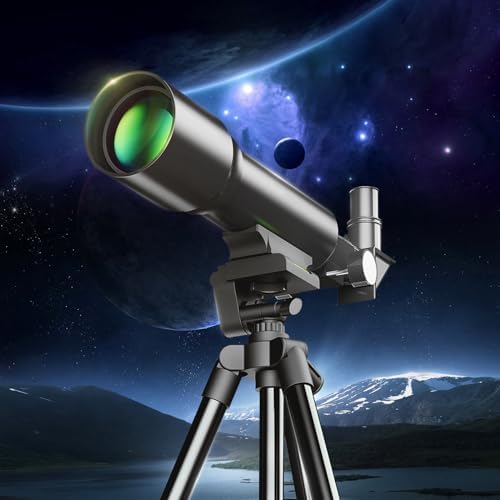 Telescope for Kids 50mm Aperture 360mm AZ Astronomical Portable Telescope for Adults Beginners with Upgraded Tripod White - Image 5