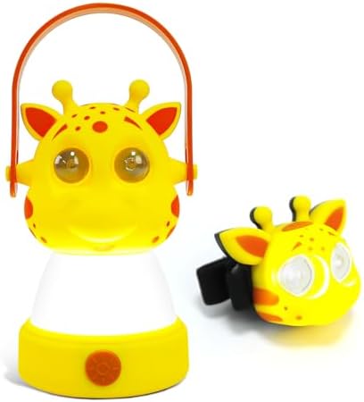 Let's Explore LED Camping Lantern & Headlamp, Battery Powered Night Light, Gift for Birthday, Lightweight Tent Lamp for Children (Deer Set) Age 6+ 8 9 10 11 12 13 14 by OSCEVIA