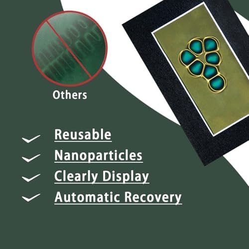 2 x 4 Inch Magnetic Field Viewing Film, Magnetic Field Viewer, Magnetic Flux Display, Magnet Pattern Detector, Scientific Project Teaching, Automatic and Reusable Recovery - Image 3