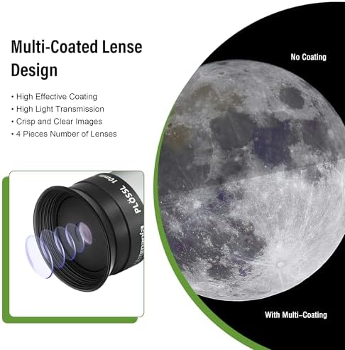 Astromania Telescope Eyepiece 1.25 Inch Plossl Eyepiece Telescope Lens 10mm - Image 4
