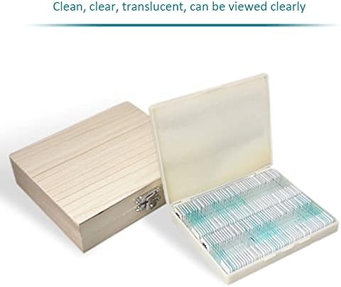 Biological Slides Microscope Slides for Kids Biology Lab Sample with Insect Plants Flower Microorganism for Homeschool Use Science Education-100 pcs - Image 3
