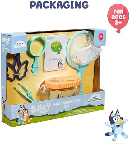 BLUEY Bug Catcher Kit for Kids | 11 Piece Outdoor Exploration Set| Bug Habitat, Magnifier, Bug Catching Kit and More | Educational and Fun Outdoor Toy - Image 6