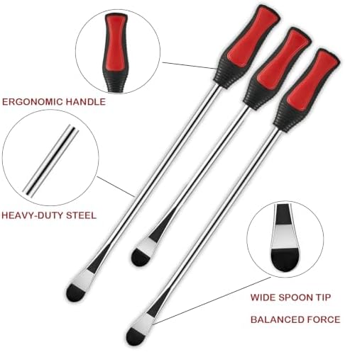 Upgraded Steel Tire Spoons with Tire Valve Core Removal Tools Set 35 PCS - Image 5