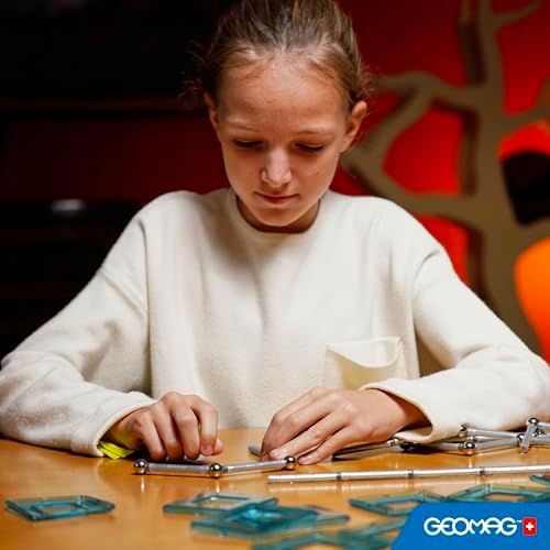 GEOMAG Magnetic Toys | Magnets for Kids | STEM-endorsed Educational Building Cube Set for Creativity & Learning Fun | Swiss-made | Age 8+ Pro-L Kit 174 Piece - Image 4