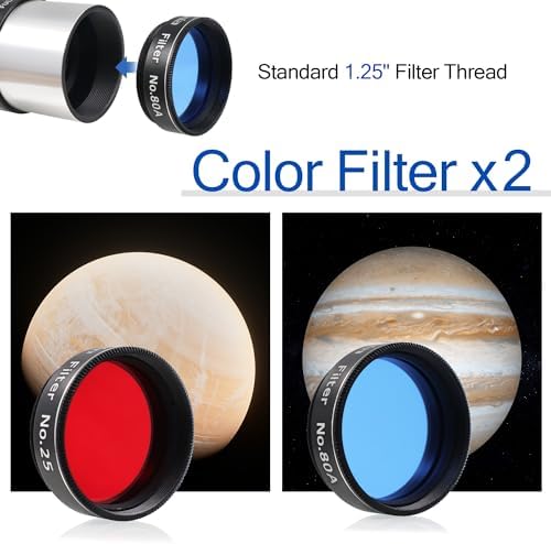 Astromania 0.5X Reducer - Bundle with - Telescope Accessory Kit for Beginner - Image 3