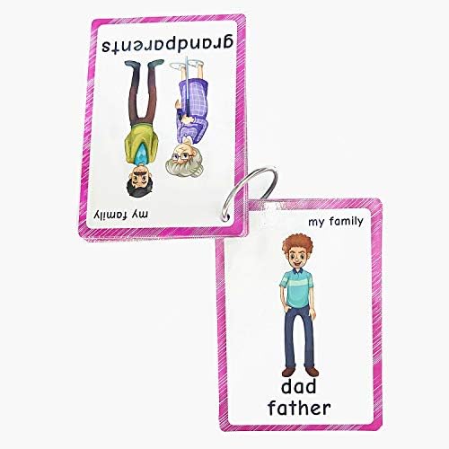 Family Tree flashcards for Toddlers(22 pcs)| English Learning Cards for Kindergarten Classroom Decoration | Perfect for Pre-K Decor Background Wall Stickers, Teacher/Autism Therapists Tools - Image 6