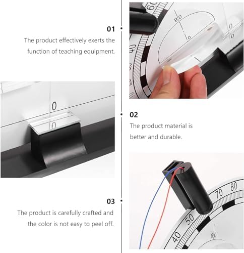 Light Reflection & Refraction Demonstrator - Optical Learning Kit with Metal Optics, Physics Teaching Equipment - Image 7