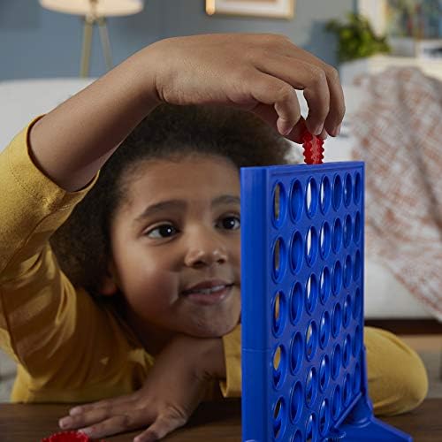 Connect 4 Hasbro Gaming Classic Grid, 4 in a Row Game, Strategy Board Gamesfor Kids, 2 Playersfor Family and Kids, Easter Gifts forBoys and Girls, Ages 6+, ONE Size (Pack of 2) - Image 5
