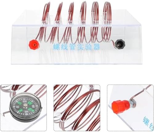 Physics Left-Hand Rule & Ampere's Law Experiment Kit, Solenoid Teaching Instrument with Magnetic Needle and Powder - Image 5