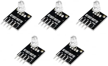 5 Pcs KY-016 Three Colors RGB LED Sensor Module Starter Kit by Truloven