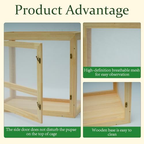 tonchean Butterfly Habitat Cage Kit, 20'' x 18.1'' - Image 3