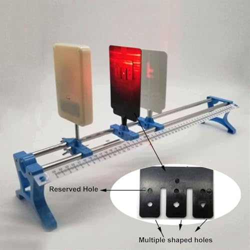 Magnetic Optical Tool Box Geometric Optical Tool Disc Optics Equipment Optical Plastic Portable Experimental Box Optical Bench Physic Experiment - Image 5