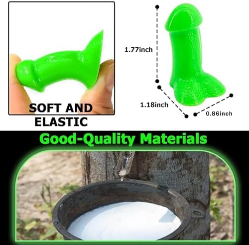 4 PCS Prank Tire Valve Stem Caps, Black Prank Valve Stem Caps Cover Green - Image 2