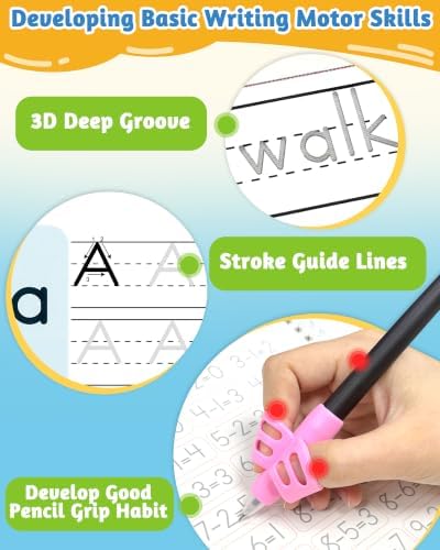 Magic Grooved Writing Practice Activity Books for Kids Age 3-5 6-8 - Image 5
