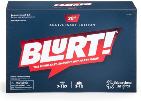Educational Insights Blurt! The Think Fast, Shout-it-Out Party Game - Family Games for Kids and Adults, Board Games for Family Night, Fun Word Game, Ages 7+ - Image 5