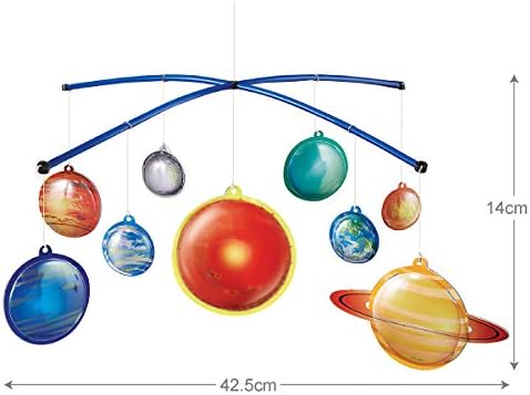4M Glow-in-the-Dark Solar System Mobile Making Kit, Multi - Image 2