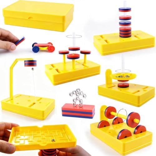 Magnet Experiment Kit, 10+ STEM Science Projects, Educational Physics Kits by Unknown