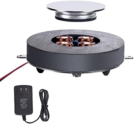 Magnetic Levitation Module with LED Light, 1000g Suspended Platform Floats and Rotates, Desk Display and Room Decor, STEM Model for Education, DIY Creative Gift for Teens & Adults by Mrtybxkety