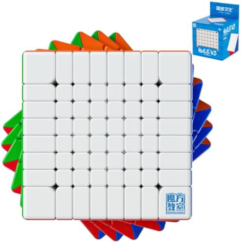 Bukefuno MoYu Meilong 8x8 V3 Speed Puzzle Cube MFJS 8x8 Magic Cubes Moyu Cube Stickerless Meilong 8x8x8 Cubing Classroom MF8 Speed Education Toys by Bukefuno