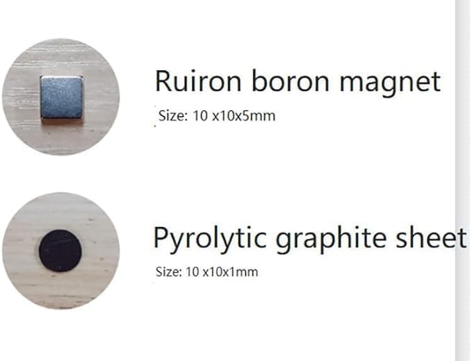 Pyrolyzed Graphite Sheet, Magnetic levitation Experiment, Highly antiferromagnetic Graphite Coating Graphite Plate - Image 2