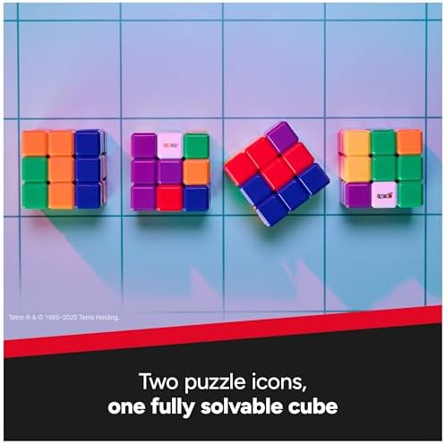 Rubik's Cube Tetris Edition 3x3 Cube Shapeshifting Puzzle Game Brain Teaser - Image 3