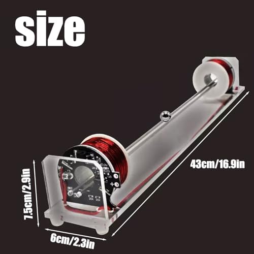 DIY Electromagnetic Accelerator, Hands-On Physics Experiment Kit for Adults (Electromagnetic Coil), Suitable for Learning Electromagnetism, Acceleration, and Other Related Knowledge - Image 4