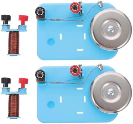 Electric Bell Experiment Kit - Physics Lab Equipment with Electromagnet & Relay | Educational Teaching Instrument for Electricity Principles by Unknown
