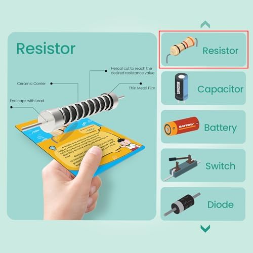STEM Circuits Learning Kit for Kids | Hands-On Electronics Projects with Augmented Reality Educational Flashcards | Homeschool & Classroom Science Activity with Learning App - Image 5