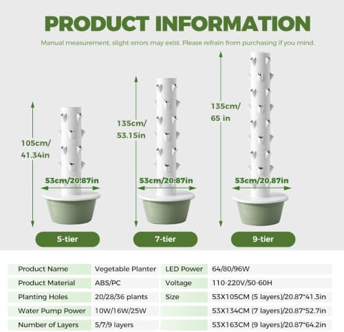Family Hydroponic Tower-Educational Gardening Kit - Image 7