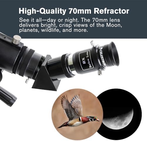 Celestron Travel Scope 70mm DX Refractor Telescope Kit with Backpack - Image 6