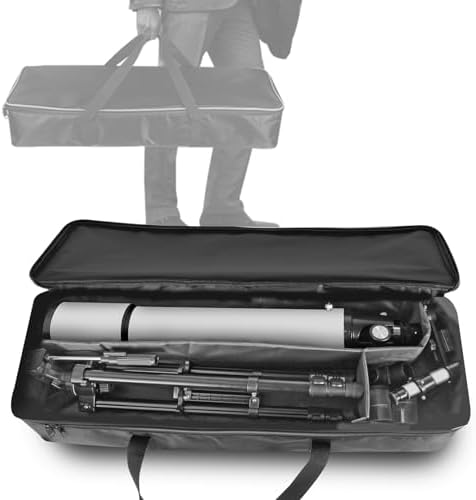 Telescope for Adults High Powered, 80mm Aperture 900mm Professional Refractor Telescope for Adults & Beginners, Compact and Portable Travel Telescopio with Carrying Bag and Designed Phone Adapter - Image 6
