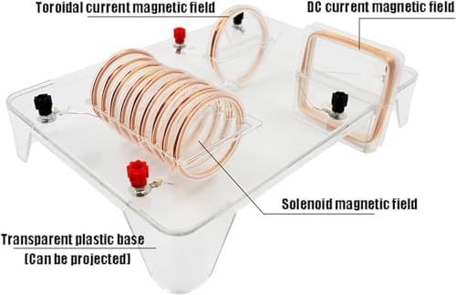 Solenoid Physics Experiment Kit - Current Magnetic Field Demonstrator, Teaching Instrument for Electromagnetism - Image 5