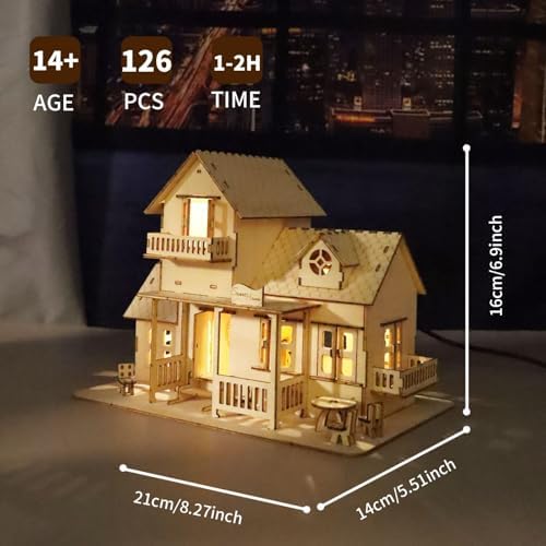 Music Park 3D Wooden Puzzles for Adults, Sweet Home - Image 4