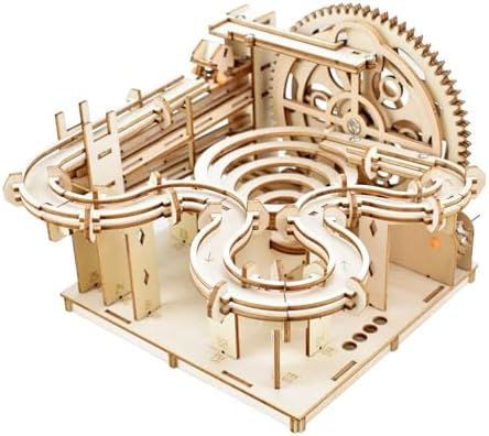 YSWOOD WORLD 3D Wooden Puzzles for Adults, DIY Model Marble Run Kit by Unknown