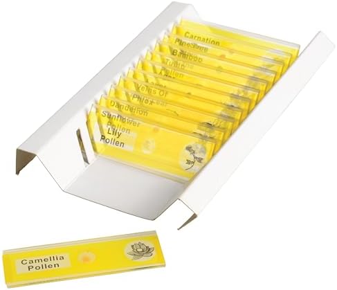 Prepared Microscope Slides for Kids – 12 Plastic Plant Specimens with Labels & Images – Safe, Durable Biology Science Kit for Students Ages 8+ - Image 2