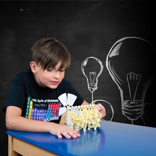 Heebie Jeebies Wind Walker STEM Activity- Mini Jansen Strandbeest DIY Model Kit Sculpture- Develop Problem-Solving, Creative Thinking Skills, Attention to Detail- No Electricity or Batteries- Ages 8+ - Image 4