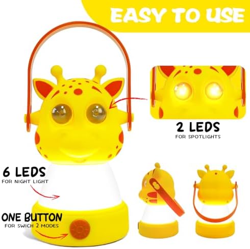 Let's Explore LED Camping Lantern & Headlamp, Battery Powered Night Light, Gift for Birthday, Lightweight Tent Lamp for Children (Deer Set) Age 6+ 8 9 10 11 12 13 14 - Image 2