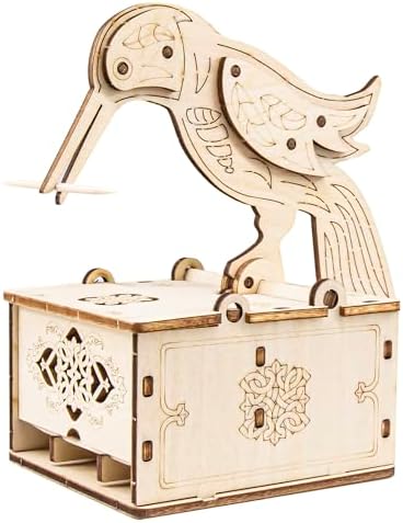 3D Wooden Puzzles for Adults,Wooden Toothpick for Child and Adult,Model Building Kit,Educational Brain Teaser,Unique Gift for Kids and Friends on Birthday and Christmas Day by Unknown